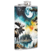 アラスカンムースオンマウンテンリッジ フラスク (右)