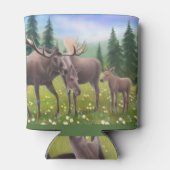 アラスカンムースファミリークーラーボックス 缶クーラー (裏面)