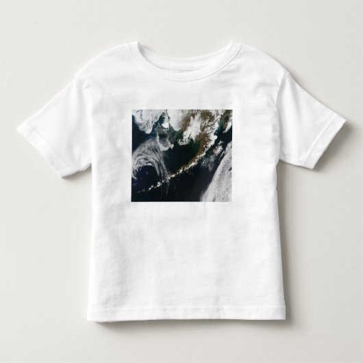 アラスカン半島とアリューシャン諸島 トドラーTシャツ (正面)