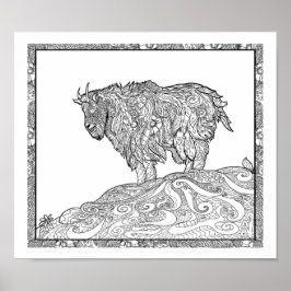 アラスカン山羊 ポスター