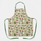 アラスカン料理アーティストHoney All-over PrintEpron エプロン (正面)
