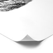 アラスカン木材ウルフのポスター ポスター (角)