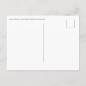 アラスカン葉書のホーンパフィン ポストカード (裏面)