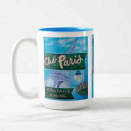 アラスカン4番海辺。/スペナード/クラブパリマグ ツートーンマグカップ