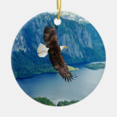 アラスカン・イーグルオーナメント セラミックオーナメント (正面)