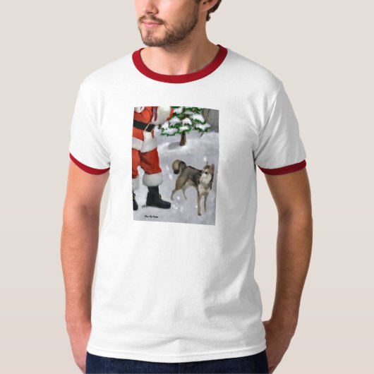 アラスカン・クリー・カイのクリスマスギフト Tシャツ (正面)