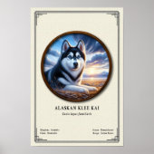 アラスカン・クリー・カイ動物学シリーズ ポスター (正面)