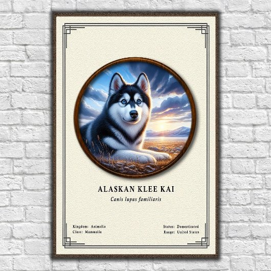 アラスカン・クリー・カイ動物学シリーズ ポスター