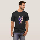 アラスカン・クリー・カイ犬 Alaskan Klee Kai Tシャツ (正面フル)