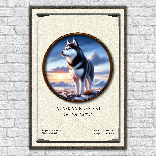 アラスカン・クルーカイ動物学シリーズ ポスター