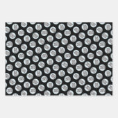 アラスカン・クレー・カイAKKハスキー絵を描の可愛いドッグアート ラッピングペーパーシート (正面3)