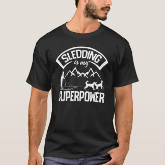 アラスカン・ハスキー・スレッドドッグ・レーシングとマッシング 13 Tシャツ