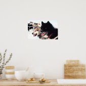 アラスカン・ハスキー・ラブ ポスター (キッチン)