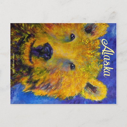 アラスカン・ピークア・ベア・ポストカード ポストカード (正面)