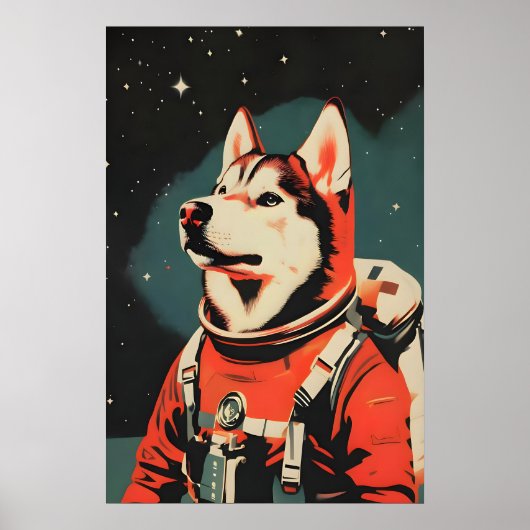アラスカン・マラミュート宇宙飛行士ポスター、アラスカン ポスター (正面)