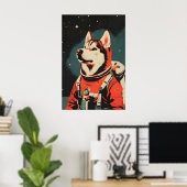 アラスカン・マラミュート宇宙飛行士ポスター、アラスカン ポスター (ホームオフィス)