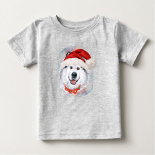アラスカン・マラミュート愛好家のためのクリスマスギフト ベビーTシャツ