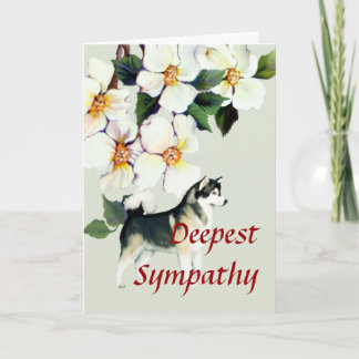 アラスカン・マラミュート・悔やみや弔慰/ペット・ロス カード