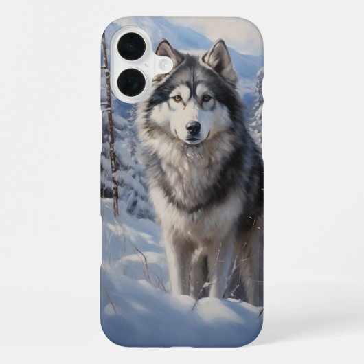 アラスカン・マラミュート iPhoneケース (裏面)