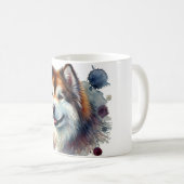 🐾アラスカン・マラムート愛好家のために！🐾 コーヒーマグカップ (正面右)