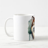 🐾アラスカン・マラムート愛好家のために！🐾 コーヒーマグカップ (左)