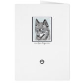 アラスカンKlee Kai'絵画s – かわいいオリジナルドッグアート (裏面)