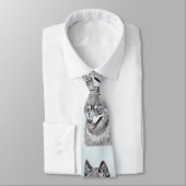 アラスカンKlee Kai'絵画s – かわいいオリジナルドッグアート ネクタイ (タイ)