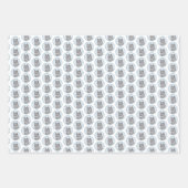 アラスカンKlee Kai'絵画s – かわいいオリジナルドッグアート ラッピングペーパーシート (正面2)