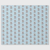 アラスカンKlee Kai'絵画s – かわいいオリジナルドッグアート ラッピングペーパー (フラット)