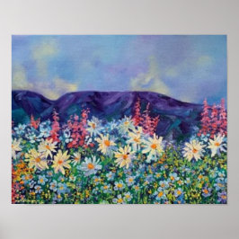 アラスカンTishaのガーデンマットポスター ポスター