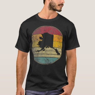 アラスカヴィンテージレトロ動揺してスタイル70s 80sノベ tシャツ