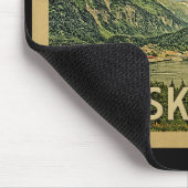 アラスカヴィンテージ旅行 マウスパッド (コーナー)