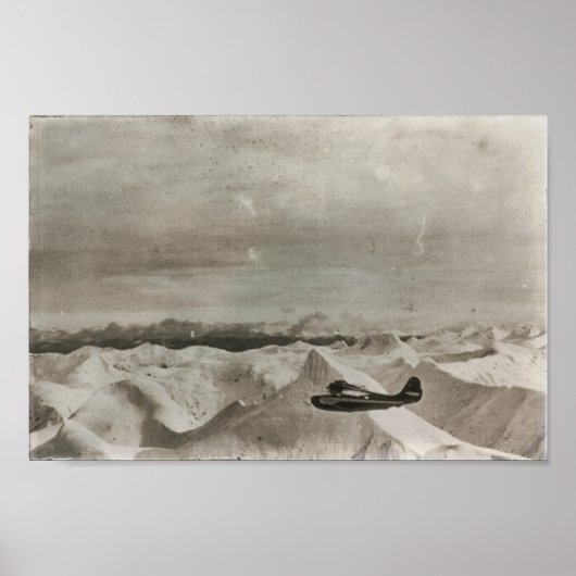 アラスカヴィンテージ機沿岸艦隊の山々 ポスター (正面)