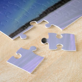 アラスカ上空のオーロラ・ボレアリス ジグソーパズル (側面)