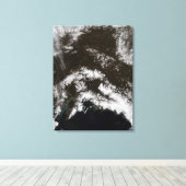 アラスカ中南部の雪 キャンバスプリント (インサイチュ (ウッドフロア))