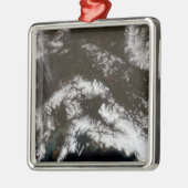 アラスカ中南部の雪 メタルオーナメント (左)