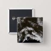 アラスカ中南部の雪 缶バッジ (正面&裏面)