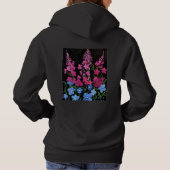 アラスカ人のお気に入りの野の花パーカー パーカ (裏面)