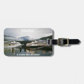 アラスカ他に無いクルーズ！ ラゲッジタグ (正面横)