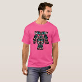 アラスカ先住民インディアン トリンガー族 鷲 熊 C Tシャツ (正面フル)