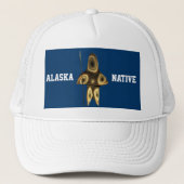 アラスカ先住民 キャップ (正面)