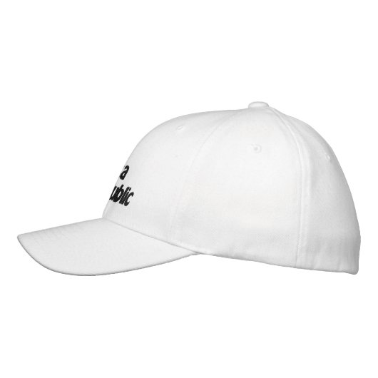 アラスカ公証人公的刺繍野球キャップ 刺繍入りキャップ (左)