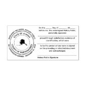 アラスカ公証書受領証スタンプ セルフインキングスタンプ (デザイン)