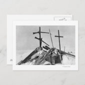 アラスカ写真のエスキモ墓 ポストカード (正面/裏面)