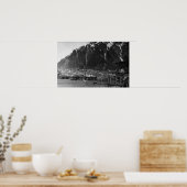 アラスカ写真ジュノーのウォーターフロントビュー ポスター (キッチン)