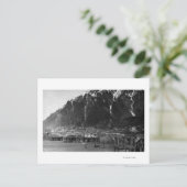 アラスカ写真ジュノーのウォーターフロントビュー ポストカード (スタンド正面)