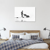 アラスカ写真ノームでのビーチ採掘 キャンバスプリント (インサイチュ (寝室))