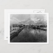 アラスカ写真バルデスのウォーターフロント ポストカード (正面/裏面)