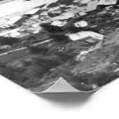 アラスカ写真、ウォランゲルのシティビュー ポスター (角)