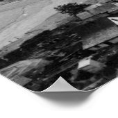 アラスカ写真、コディアックの空中写真 ポスター (角)